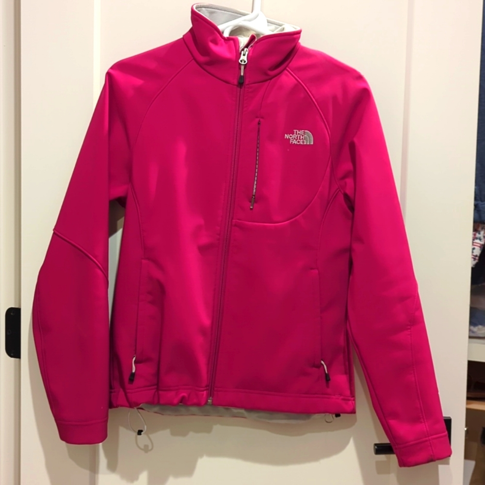 Small Pink water resistant North Face jacket